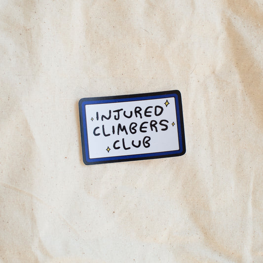 Injured Climbers Club - Sticker