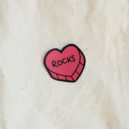 Heart Rocks - Sticker
