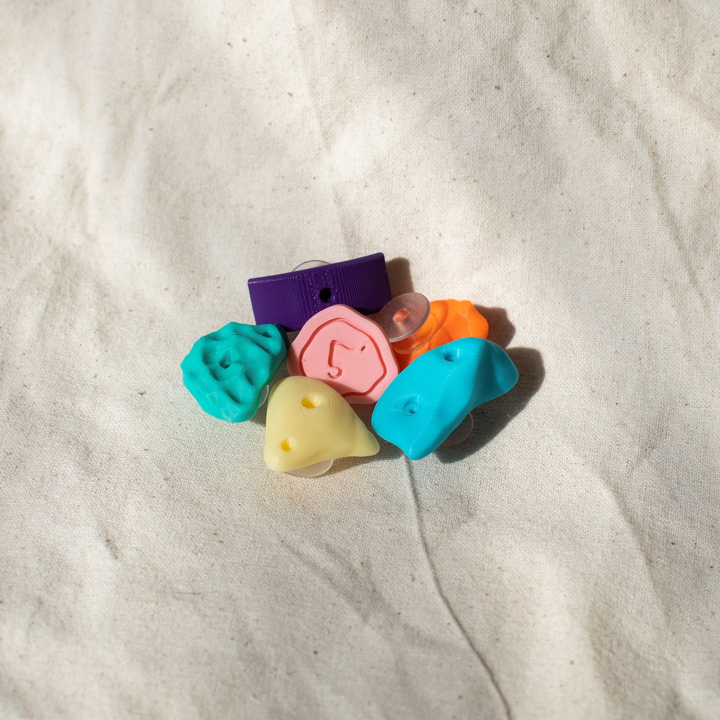 Climbing Holds Shoe Charms - Set of 6