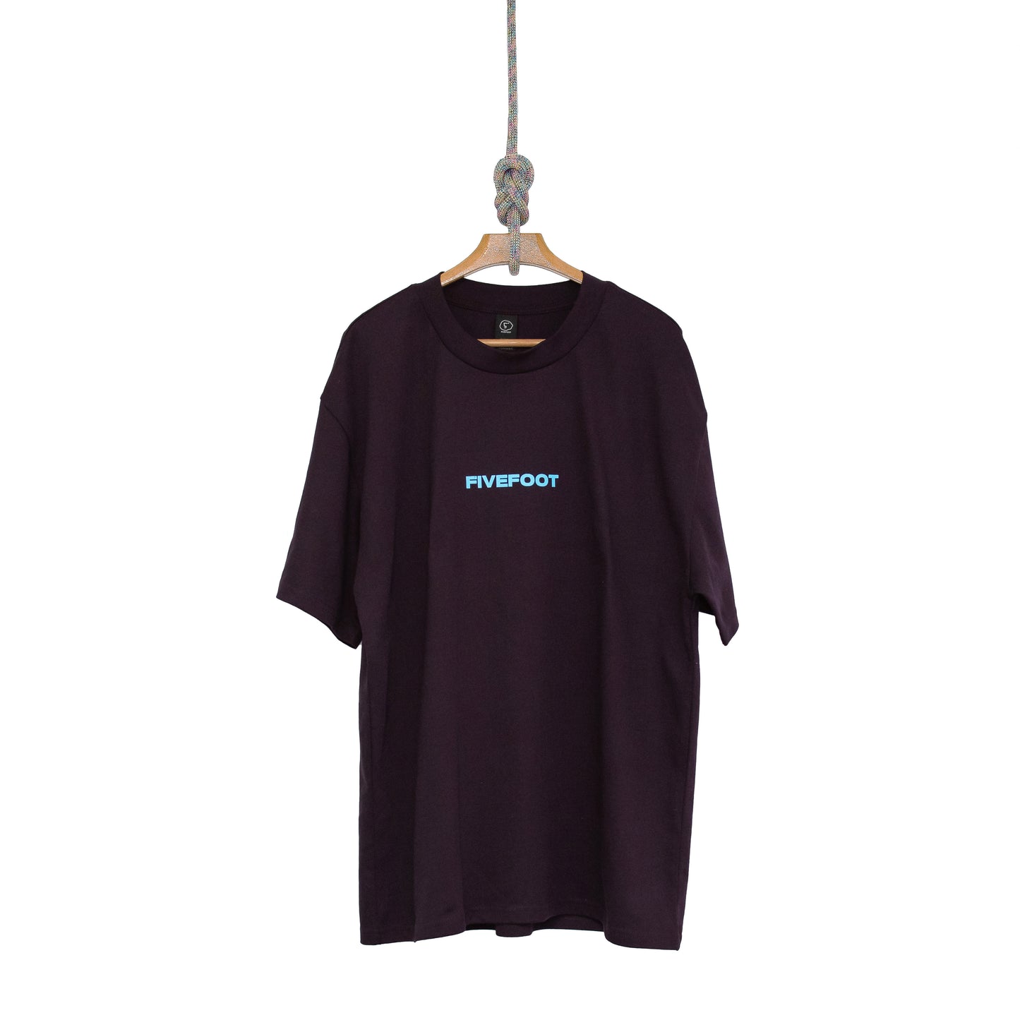 Beta Dance Puff Print Heavy Boxy Tee - Plum