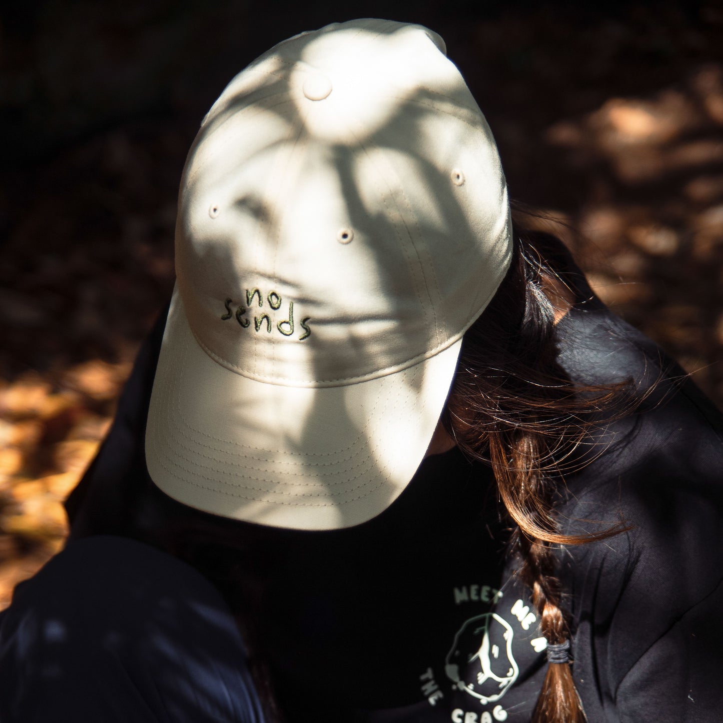 no sends climbing  hat