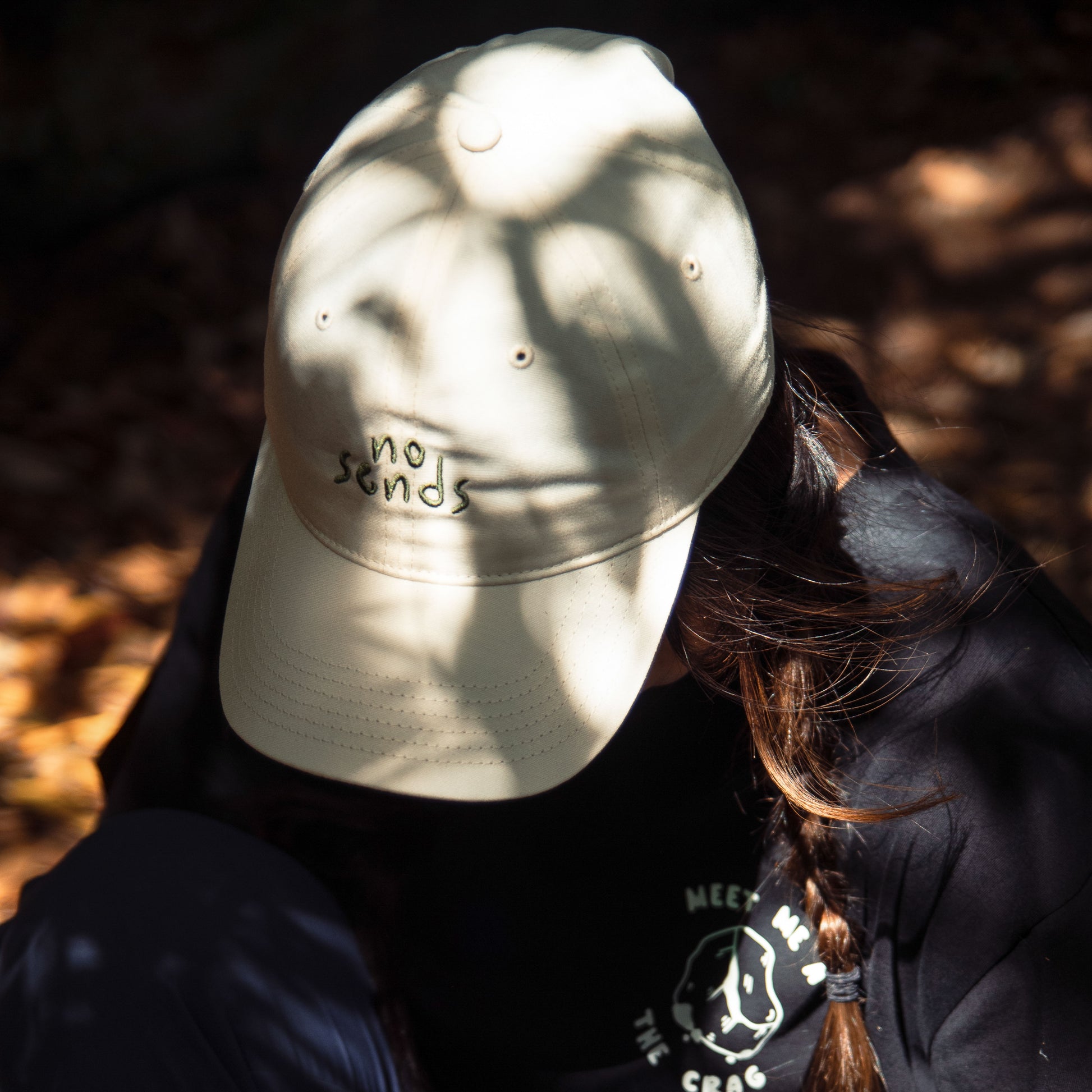 no sends climbing  hat