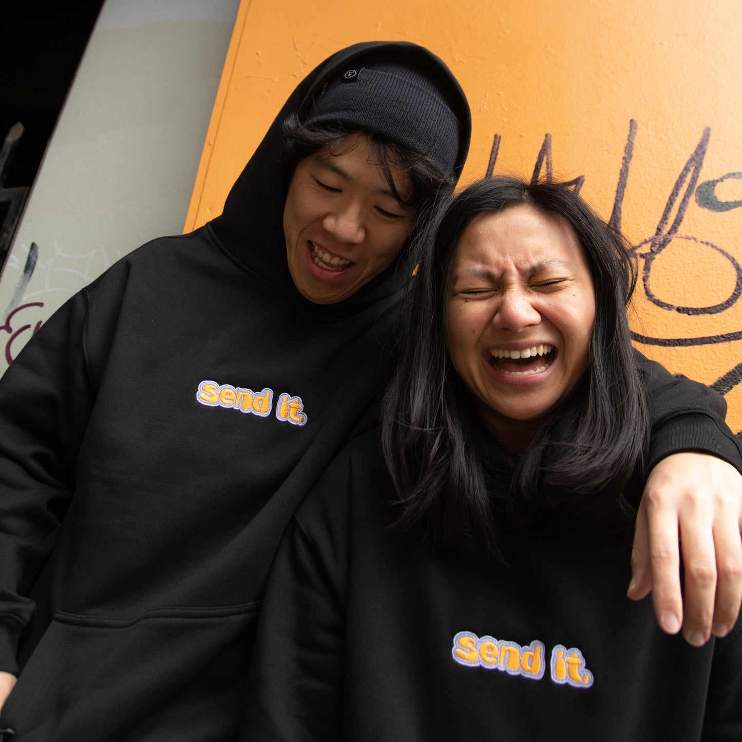 send it climbing hoodie