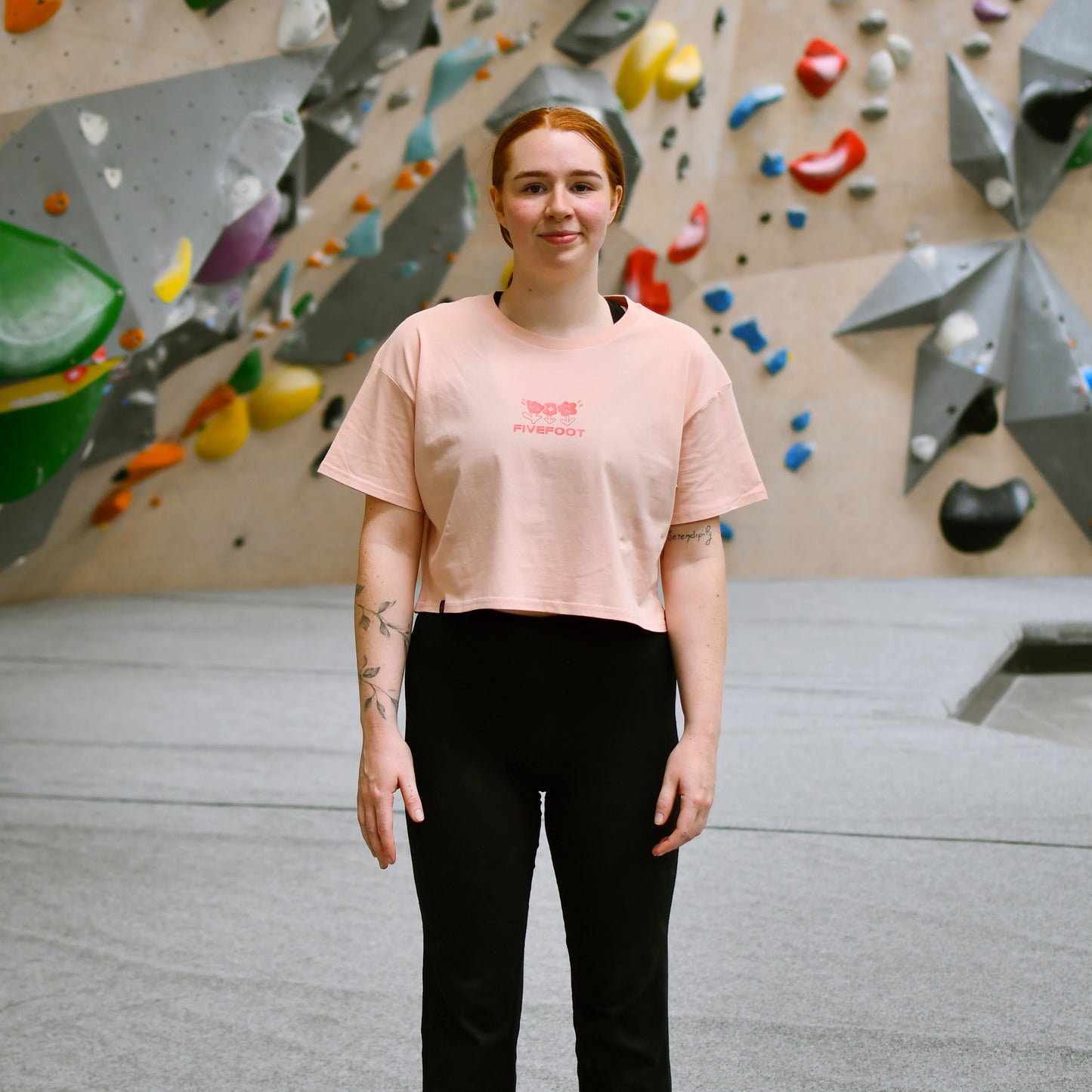sweaty girl club climbing crop