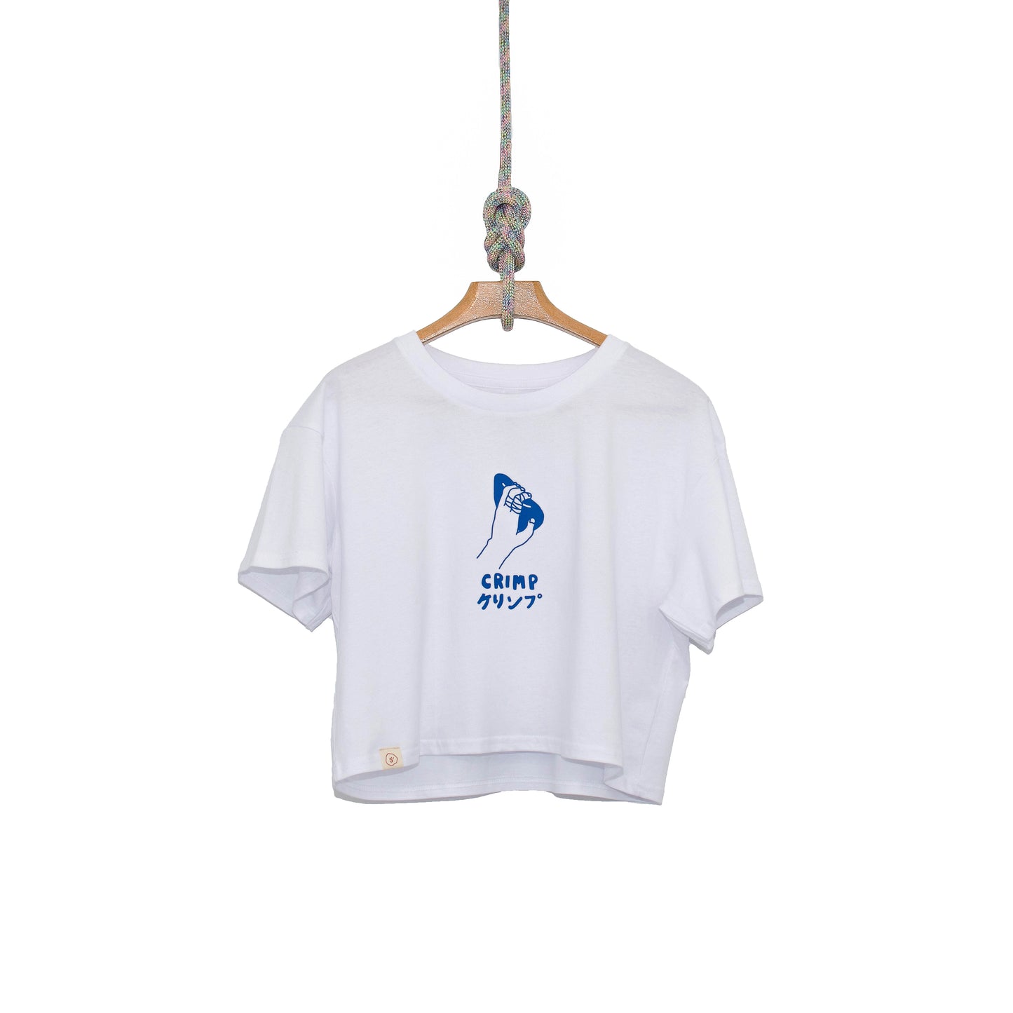 Crimp クリンプ (Kurinpu) Climbing Shirt - White (Crop)