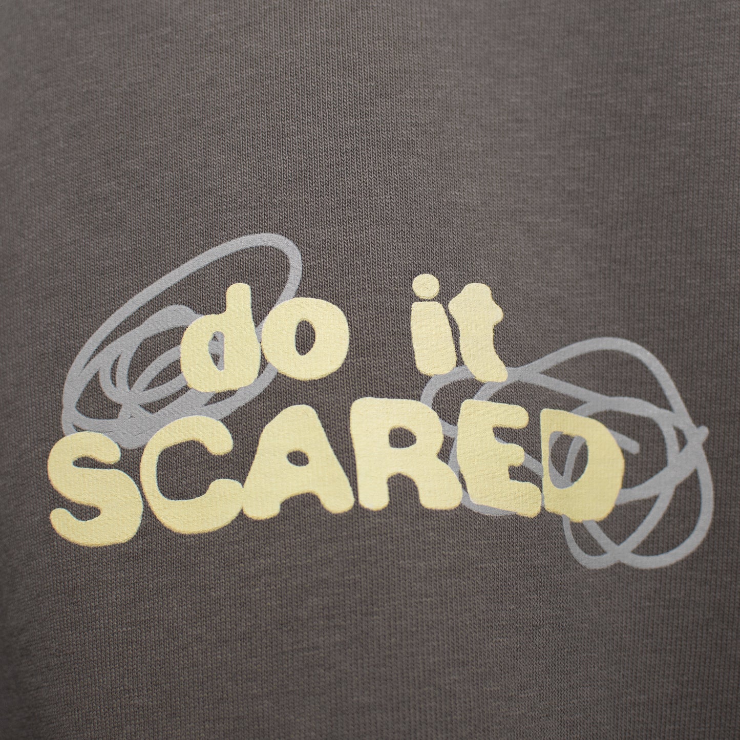 do it scared climbing tee