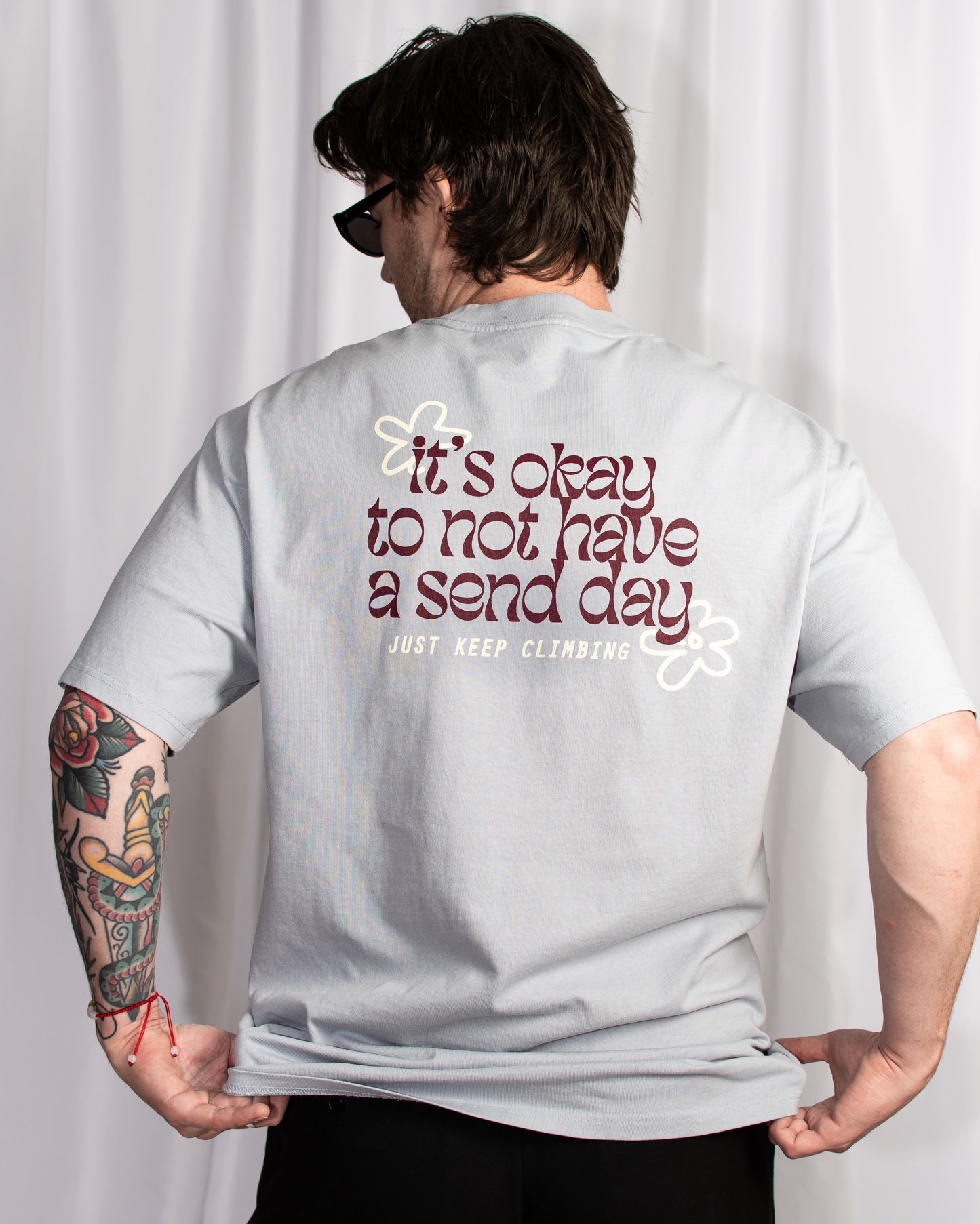 its okay not to have a send day climbing tee